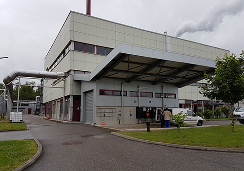 Abluftreinigungsanlage im Klärwerk Karlsruhe